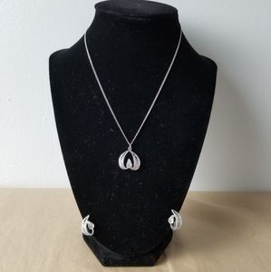 Vintage Carl Art Sterling Silver Necklace Set